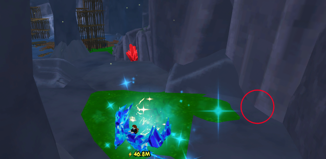 Black Hole Egg spawn location inside the waterfall cave in Ride a Pet