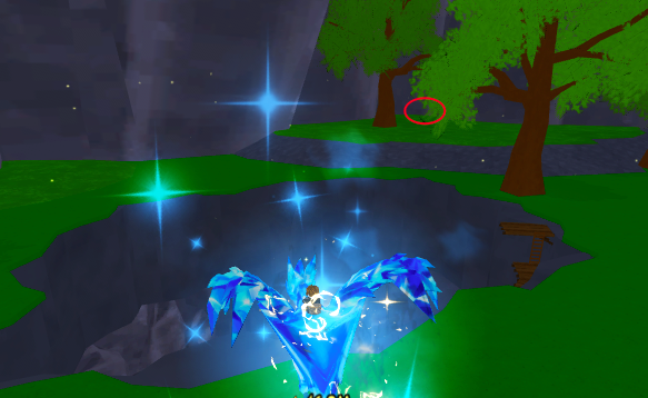 First Black Hole Egg spawn spot near the waterfall cave exit